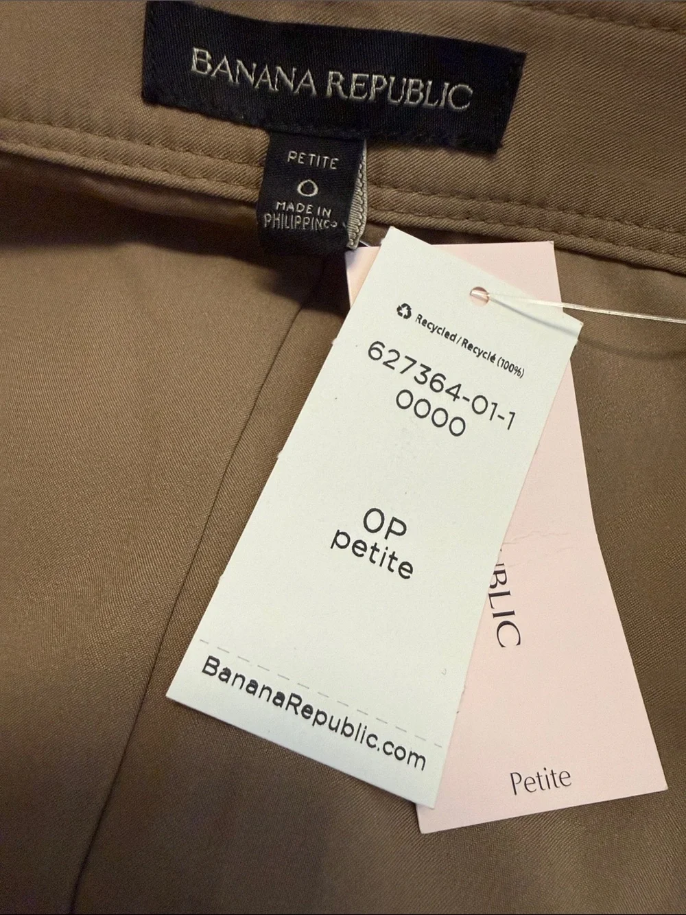 Banana Republic Tan Wrap Mini Skirt
